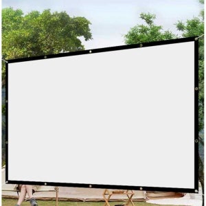 대형빔스크린 빔프로젝트 천 스크린 접이식 300인치 광학 양면 300인치 16