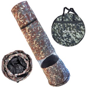 더블히트 민물낚시 방수 밀리터리 살림망 실리콘 코팅망 튼튼한 원단 보관집 길이 150cm