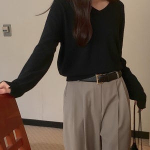 [헤이나나]프로퍼 25fw 캐시 브이 니트