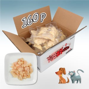 야미야미 고양이 강아지 촉촉한 통살 간식 순닭가슴살 후레이크, 30g, 160개