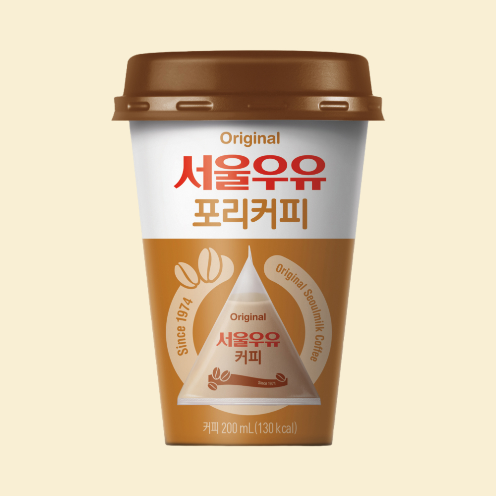 컵커피포리 추억의 커피우유 레트로
