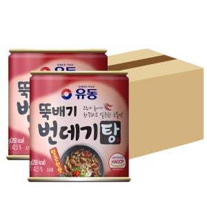 유동 뚝배기 번데기탕 얼큰한맛 280g, 24개