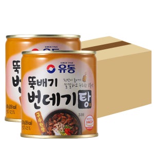 유동 뚝배기 번데기탕 구수한맛 280g, 24개