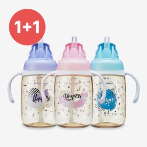 [1+1] 더블하트 마그마그 PPSU 빨대컵(9m+)