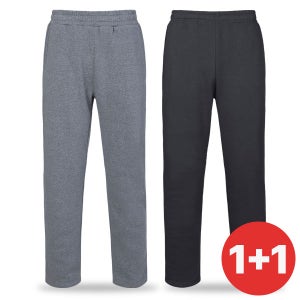 1+1 남자 겨울 트레이닝바지 체육복 남성 기모 츄리닝 운동복 러닝 바지(M6OPWP06)