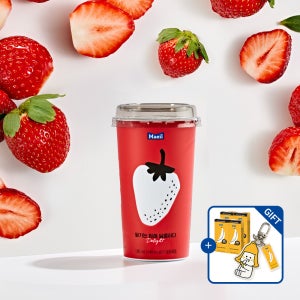 매일유업 딸기는 원래 달콤하다 컵 190ml 10개 [+바나나는 원래 맛있다 190ml 4팩,바나나는 원래 하얗다 키링 증정]_냉장