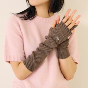 넉넉 핸드워머 멜로우 골지 팔 암 워머 니트 겨울 팔토시 장갑