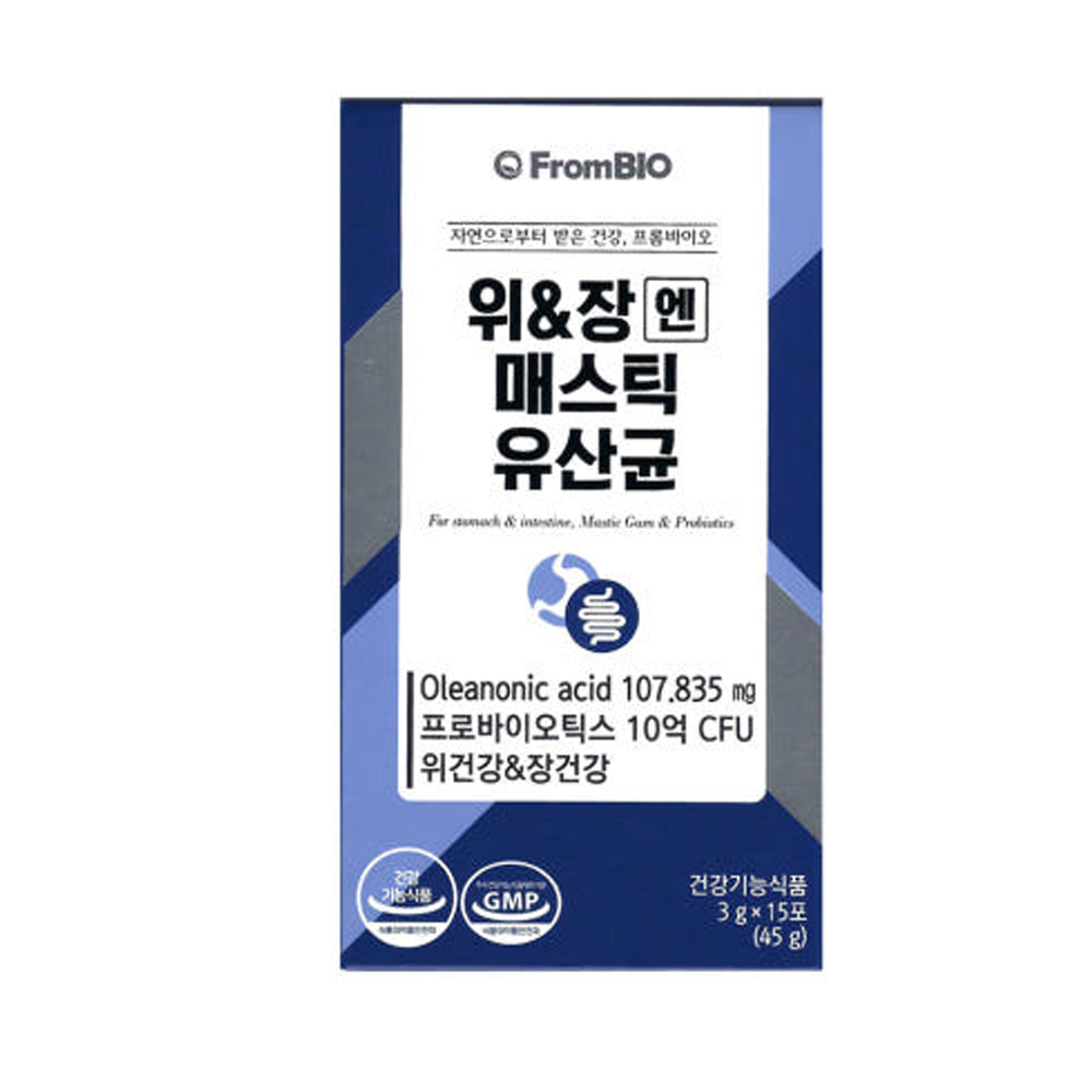 프롬바이오 위장엔 매스틱 유산균 15포 4박스