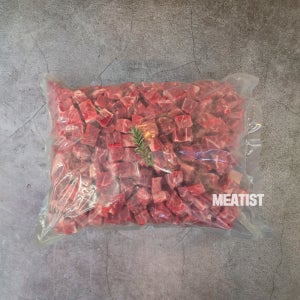 미티스트 냉동 부채살 큐브스테이크 3kg 식단 다이어트 대용량 업소용 식당용 솥밥