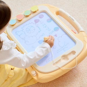 아띠래빗 아기 매직보드 유아 높이조절 그림 테이블 칼라 자석칠판