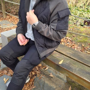 남자 빅사이즈 퀄팅 점퍼 항공 오버핏 기모 겨울 아우터 야상 패딩