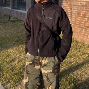 [매장판] 아디다스 테렉스 레귤러핏 후리스 자켓 ( 블랙 )