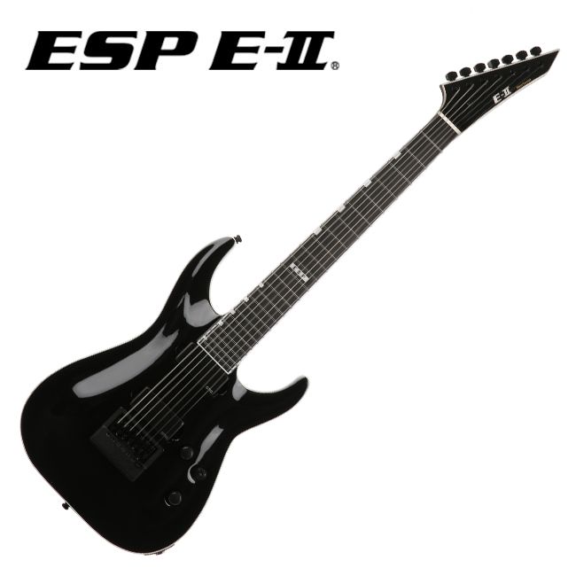 ESP E-II [ESP] E-II Horizon NT-7 ET 일렉기타, Black