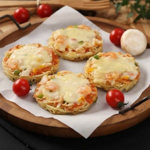 감자채전피자 140g 4봉지 전밀키트 감자전 어린이 간식 냉동식품 술안주 부침개 캠핑식품