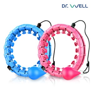 닥터웰 웰써클 홈트레이닝 훌라후프 (블루/핑크)