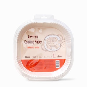 아이존 에어프라이어 오븐겸용 종이호일 사각 23cmx23cmx4.5cm, 1개