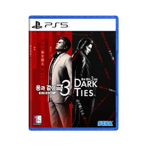 PS5 용과 같이 극3 용과 같이3 외전 Dark Ties 일러스트 색지 특전 2/11 출고