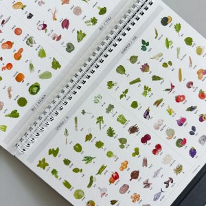 (2026년 제철 음식 달력 탁상형)건강 식자재 이영자 캘린더 다정한 과일 생선 식재료