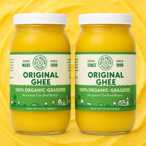 퓨어 인디언 푸드 기버터 오가닉 목초사육 방탄커피 425g 2개