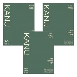 동서식품 카누 디카페인 라떼 30T x 3개