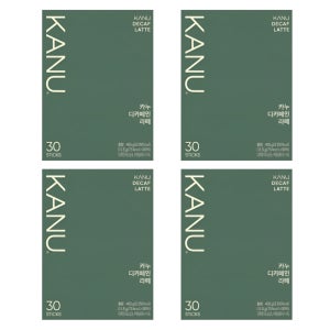 동서식품 카누 디카페인 라떼 30T x 4개