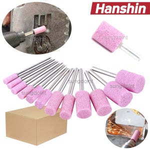 (30개입) 스텐/금속연마 추지석 WA 원통형 분홍색 샹크 3mm/직경 3-13mm