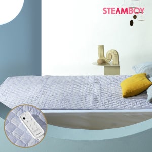 스팀보이 카본 전기 매트 리버서블 침대 온열매트 싱글 더블 K22-S22H K22-D22H [보라]