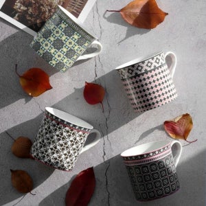 머그컵 감성적인 320ml 도자기 레트로풍