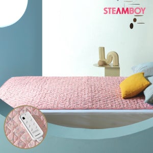 스팀보이 카본 전기 매트 리버서블 침대 온열매트 더블 K22-D22K [레드]