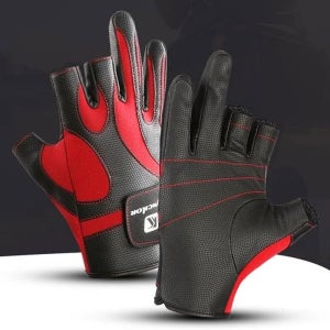 듀라맥스 겨울방한 낚시장갑 3컷 스마트폰 터치 가죽글러브 A0062