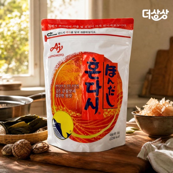 (특가) 아지노모도 혼다시 1kg 농심 가다랑어 가쓰오 조미료 육수