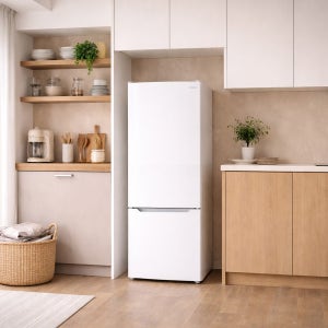 캐리어 2도어 하냉동 냉장고 210L 화이트 KRDC210WEM1