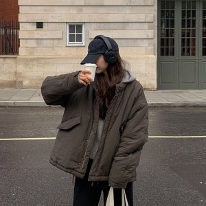 겨울 따뜻한 3온스안감 야상패딩 오버핏 출근룩 한파 여자 숏패딩 점퍼 카키 블랙 S-XL