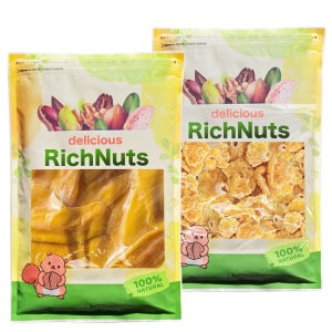 건망고 500g + 건파인애플 500g 건과일 말린 망고 파인애플 간식 건과