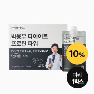 마이옵티멀 박용우 다이어트 프로틴 쉐이크 보충제 분리유청단백질 식사대용 흑임자, 14포, 1개
