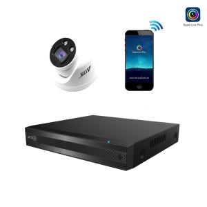 ATTN AN-1 아날로그 200만화소 CCTV 녹화기 실내 돔 카메라 1SET 패키지