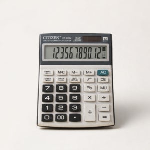 12자리 사무용 계산기 매장회계용 탁상용 큰글씨