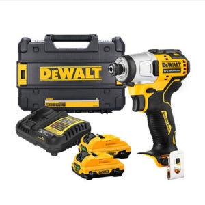 디월트 12V MAX 충전식 브러쉬리스 임팩트 드라이버 풀세트 DCF801D2-KR