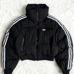 아디다스 크롭 푸퍼 패딩 겨울 아우터 JX2970