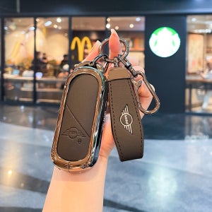 미니쿠퍼 신형 차 키 케이스 가죽 메탈 컨트리맨 클럽맨 선물