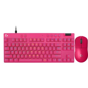 로지텍 지슈라2 G PRO X SUPERLIGHT 핑크+ PRO X TKL RAPID 핑크 마우스 키보드 세트