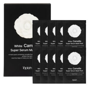 식스틴플레인 화이트 카멜리아 마스크팩 10매 고영양 피부진정