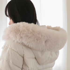 세린 벨티드 웰론 하프 패딩 코트 오피스룩 하객룩 출근룩 여성겨울점퍼