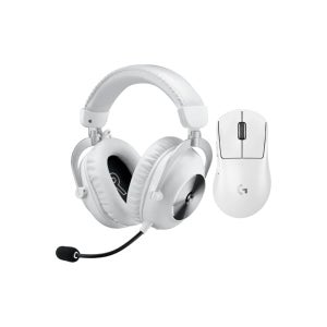 로지텍 지슈라2 DEX G PRO X SUPERLIGHT 화이트 + PRO X 2 무선 헤드셋 화이트 마우스 헤드셋 세트