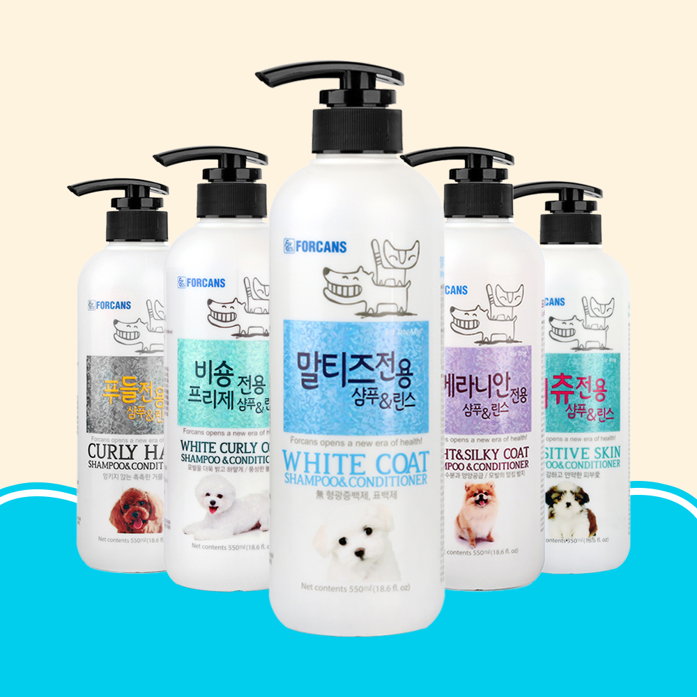 포켄스 견종별 강아지샴푸 말티즈