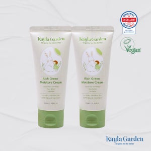 케일라가든 리치 그린 모이스처 크림 (고보습 진정 수분장벽 아기크림) 100ml, 2개