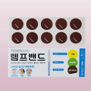 체온 스티커 아기 붙이는 가정용 체온계 발열 측정 열 체크 스티커