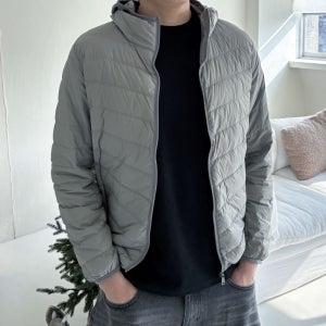 남자후드패딩 남자경량패딩 초경량점퍼