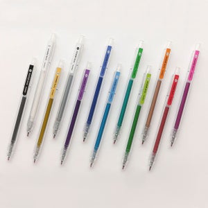 반짝이 컬러드로잉펜 캘리그라피 볼펜 세트 다꾸데코