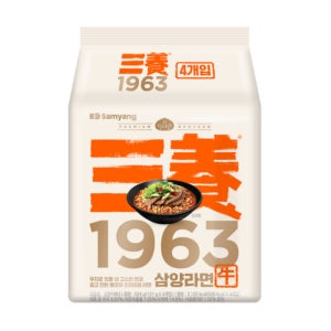 삼양식품 우지라면 1963 131g 4개입 1봉
